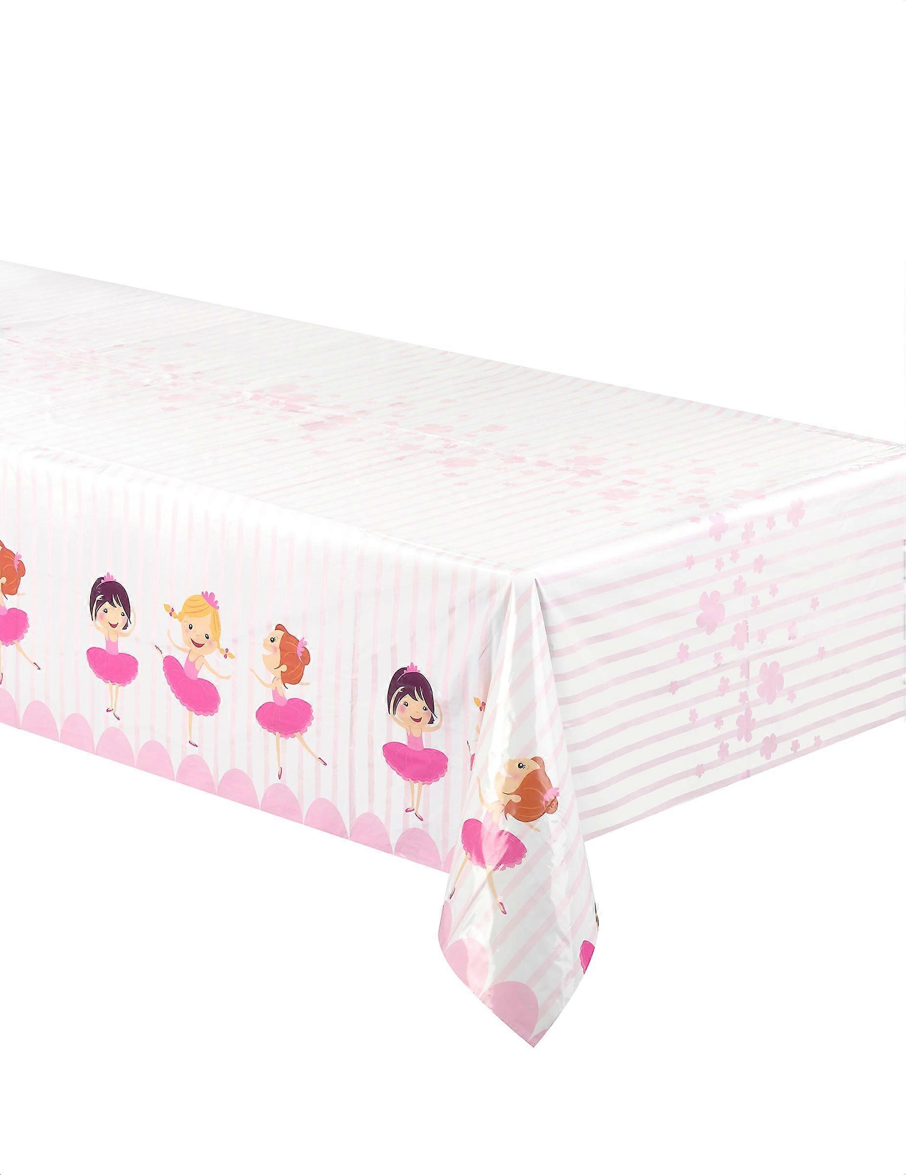 Ballerinas plastic tablecloth 130 x 180 cm