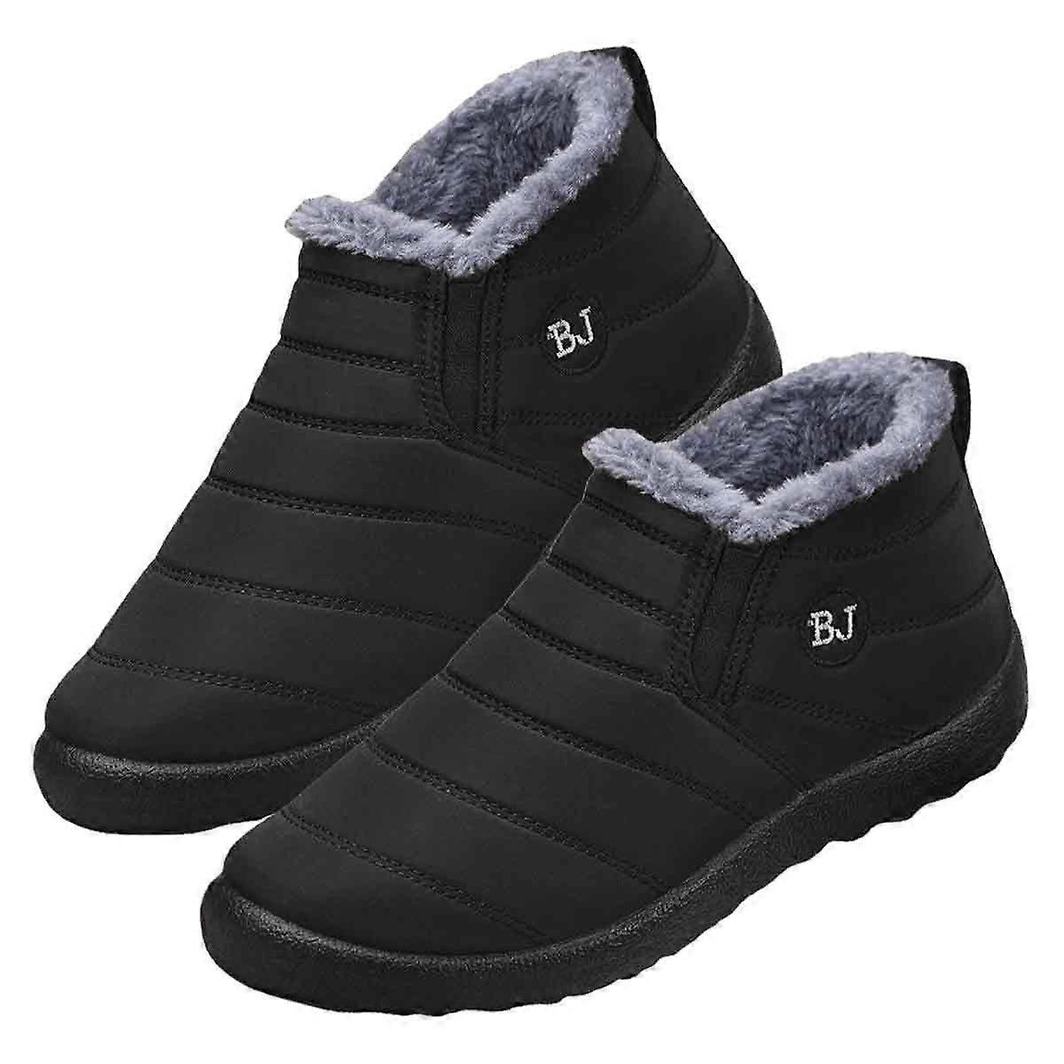 Waterproof Warm Fur-Lined Winter Boots