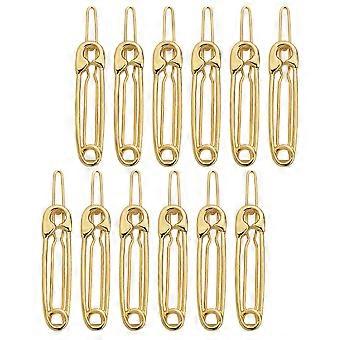 Haarspangen für Damen, Metall-Haarclips, Sicherheitsnadel-Design, 60 Stück, Gold