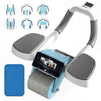 Core Fitness Ab Roller with Automatic Rebound for Effective Workout Equipment