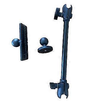 Fish Finder Mount Support Adjustable 360 Degree Rotation Fishfinder Mounting Bracket for Boat Fishfinder Mount for Canoe@O2