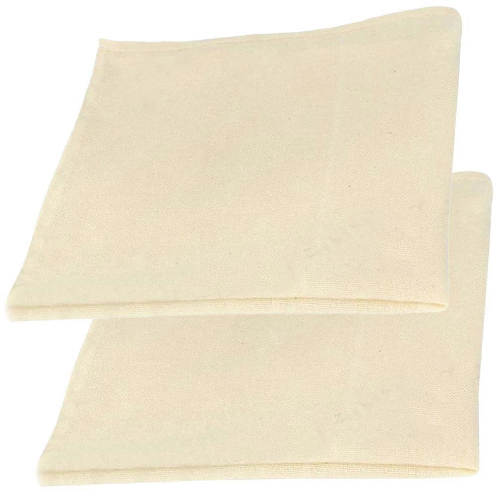 Beige Cheesecloth Multi-Use Filter Cloths for Cooking 4Pcs Pack