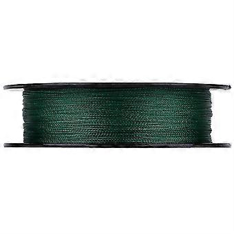 Filo da pesca intrecciato in PE a 4 fili, verde, 100 m, multifilamento, corda da pesca