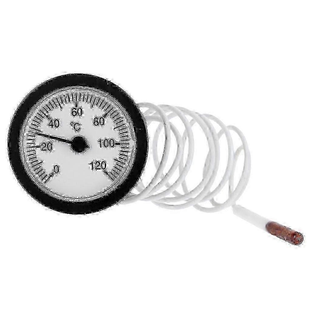 0-120C Brass Dial Thermometer With Capillary