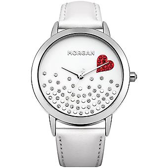 Morgan Quartz Analog Women's Watch with M1223W Synthetic Leather Bracelet