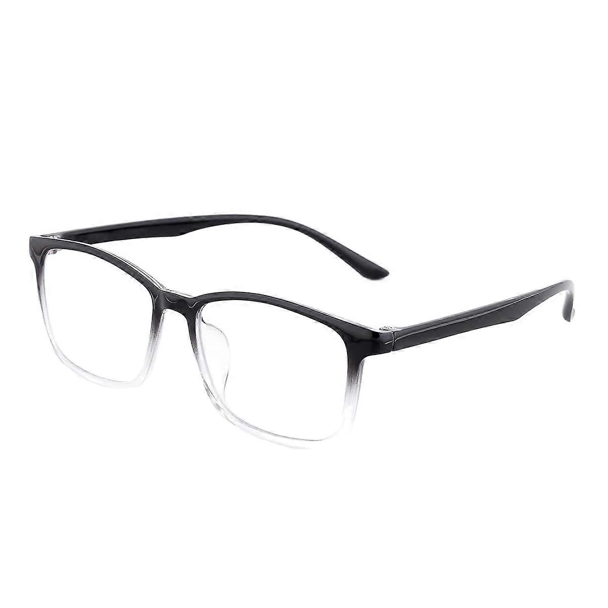 Versatile Replaceable TR90 Square Eyeglasses With Blue Light Blocking