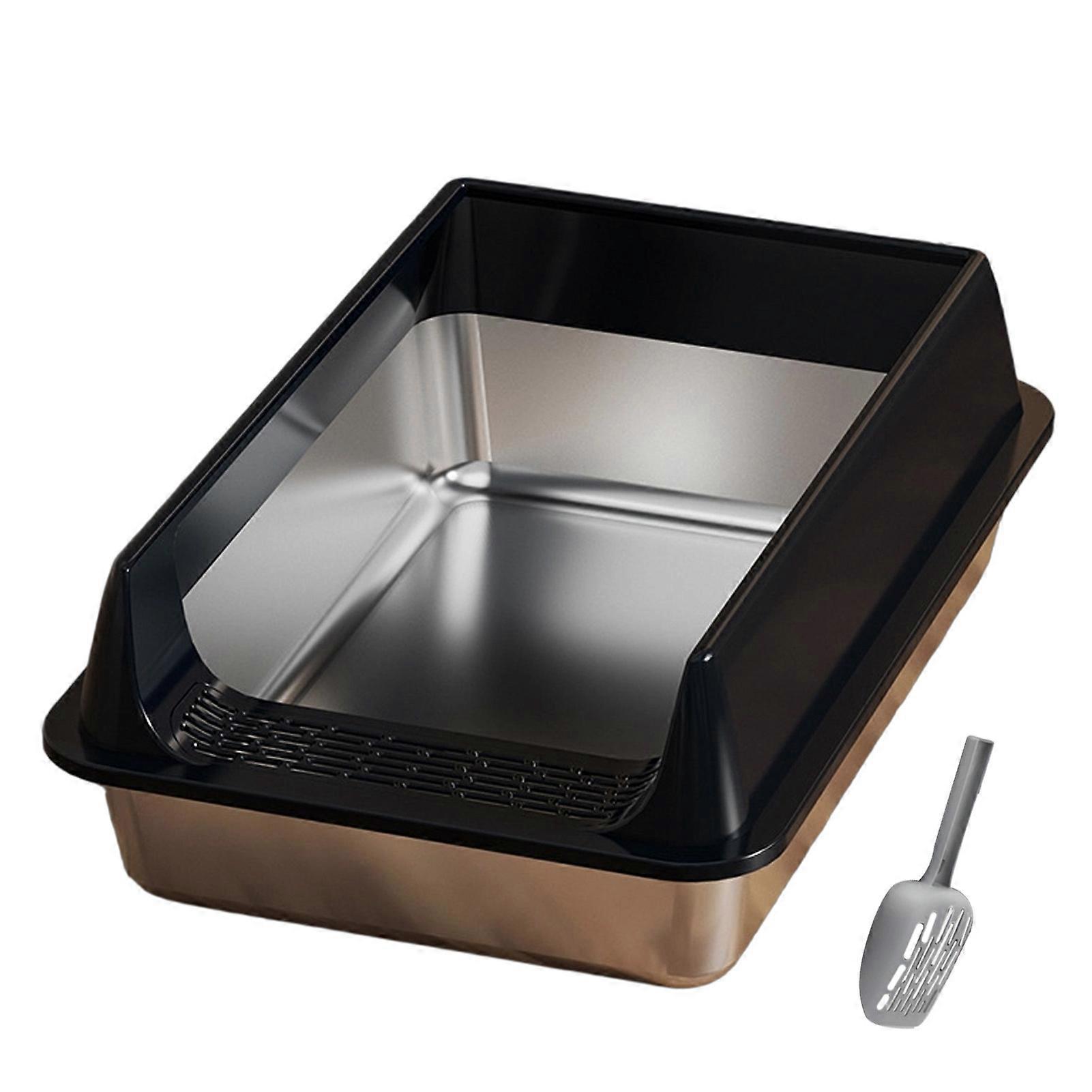 Stainless Steel Extra Large Cat Litter Box