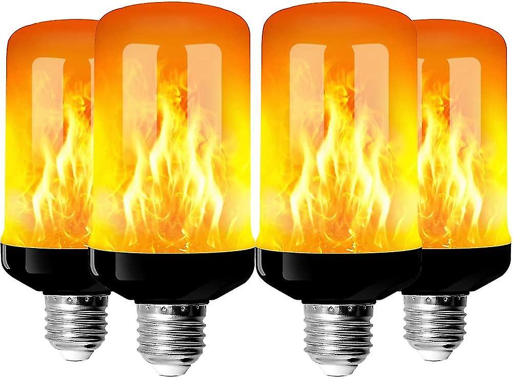 炎電球、E27 5w Led炎効果電球4灯モード、ハロウィーン、クリスマス、結婚披露宴のための屋内屋外装飾電球