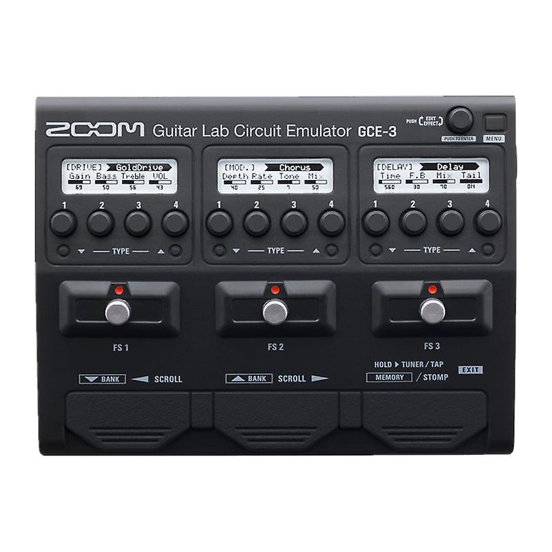 New Hot Sell Zoom Gce-3 Guitar Multi Effect Device, Multi Effects Pedal, Usb Audio Interface For Guitar And Bass Guitar