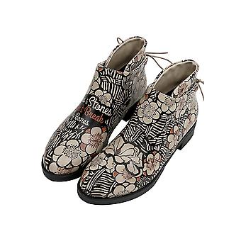 Vegan Leather Slippers - Somewhere in Time Design - Lila