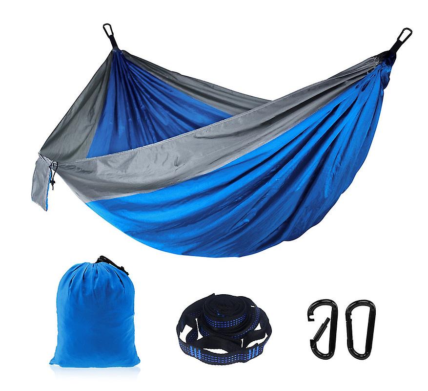 Camping Hammock Double Hiking Hammock With Tree Straps - Max 200kg Portable Travel Backpacking Nylon