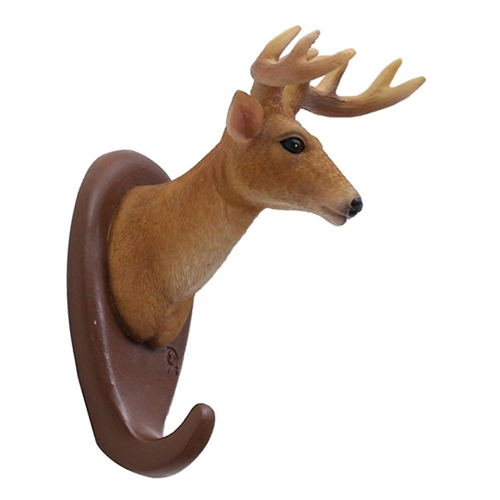 Creative Animal Head Wall Mounted Hooks Wall Hook Home Decor Elk Hook