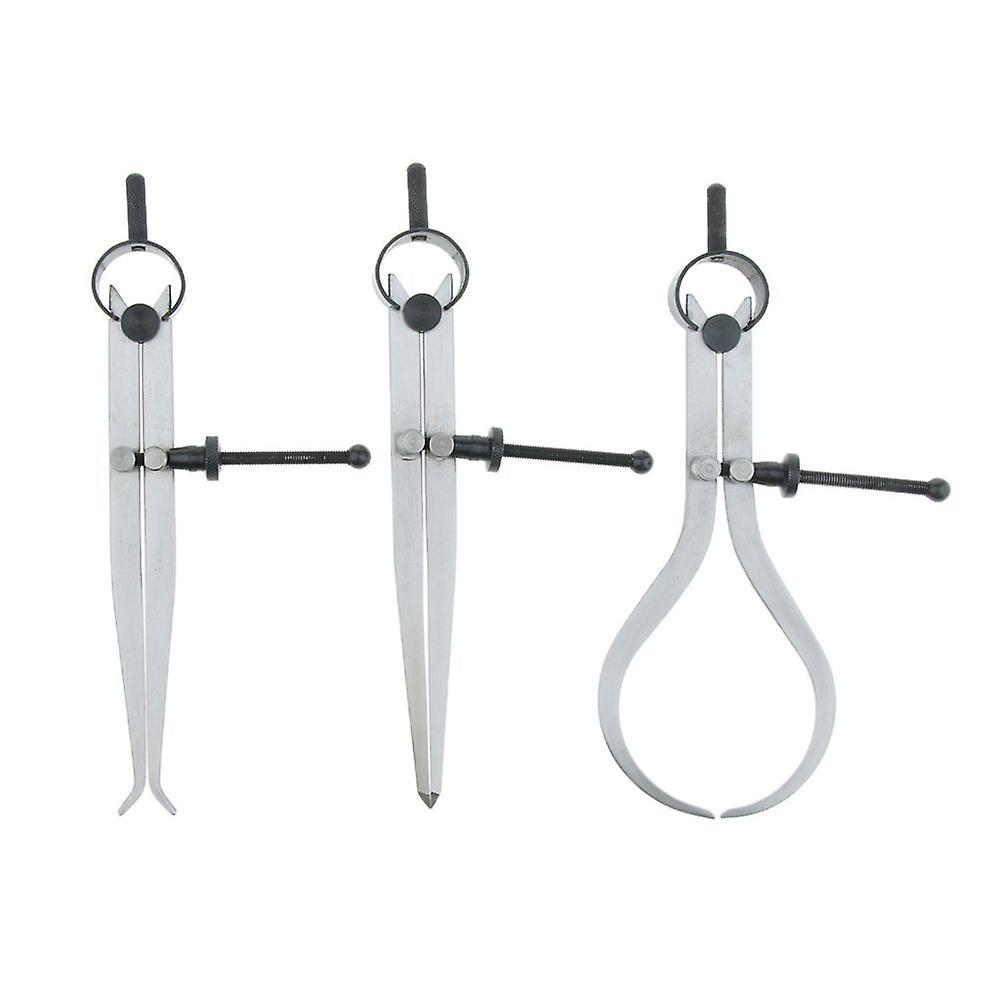 Precision Springs Outside Inside Calipers And Joint Dividers, Set 6 Inch 150mm