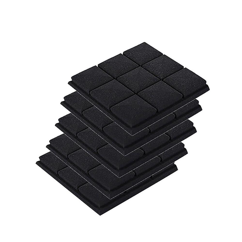 Acoustic Foam Panels, 5 Pack 30x30x5cm Mushroom Studio Wedge Tiles, Sound Panels Sound Proof Foam P