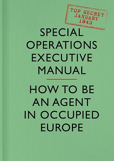 Soe Manual av Special Operations Executive Häftad bok