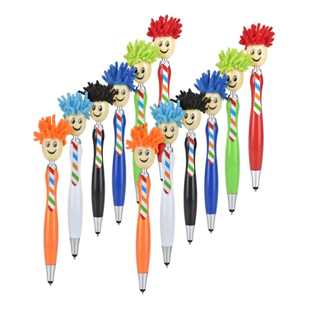 12 Stück Multifunktions-Mopp-Topper-Stift-Stift-Stylus-Stift-Bildschirm für Kinder und Erwachsene