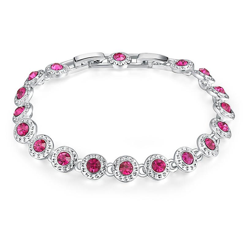 Pink Zircon Wedding Bracelet