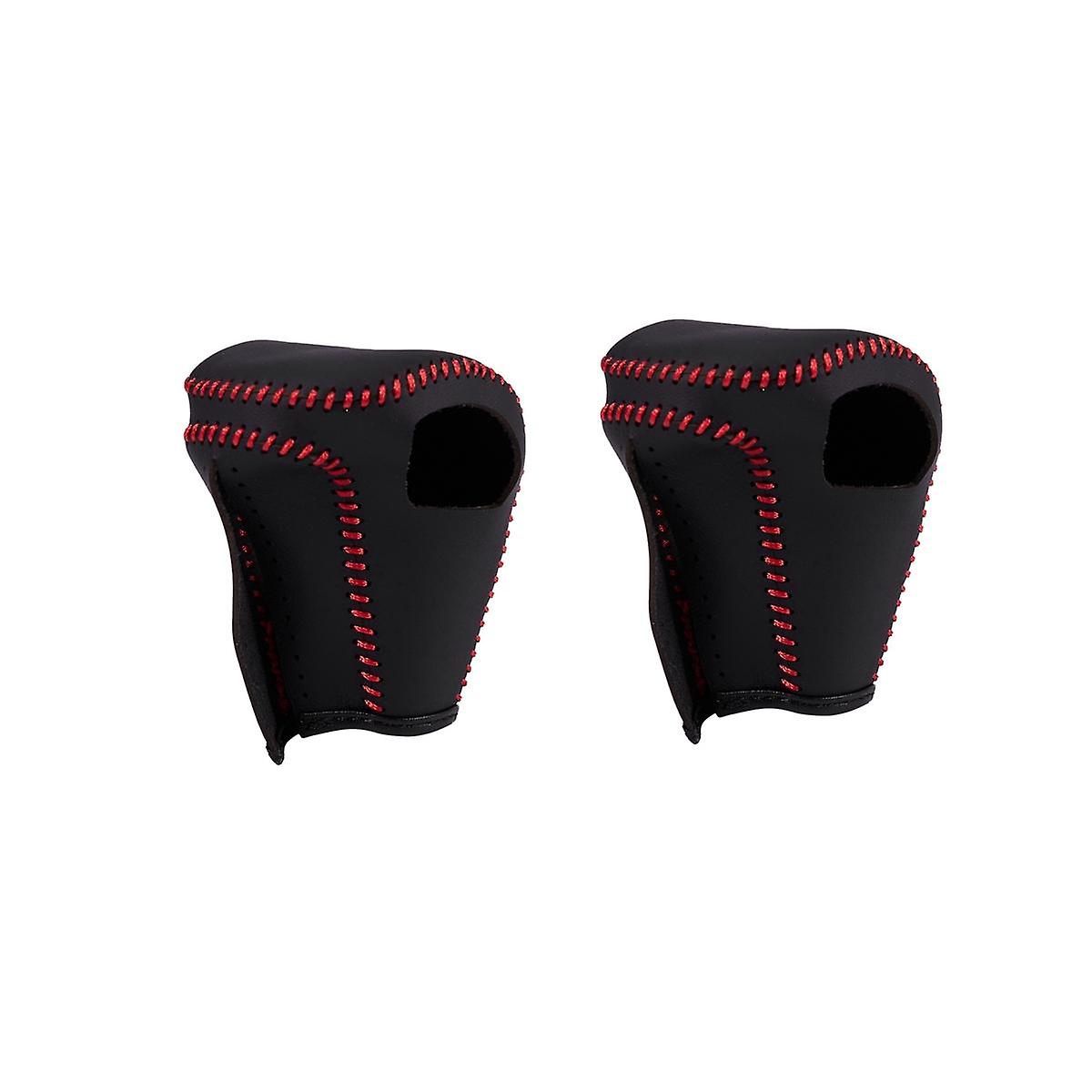 1 Set Car Gear Shift Cover Fit for 2015 2016 , Black Leather Cover Gear Shifter Knob