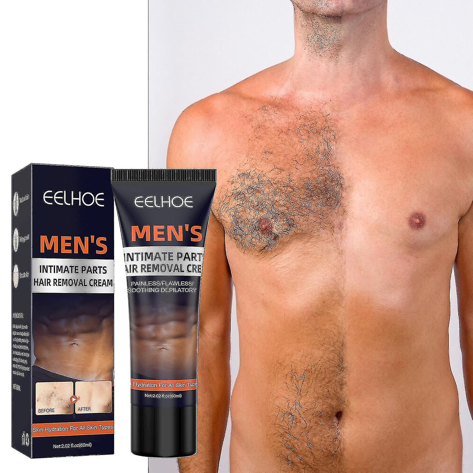 Men's Hair Removal Cream הסרת שיער בבית השחי הסרת שיער ברגליים חלקות גברים הסרת שיער בכל הגוף הסרת שיער עדינה