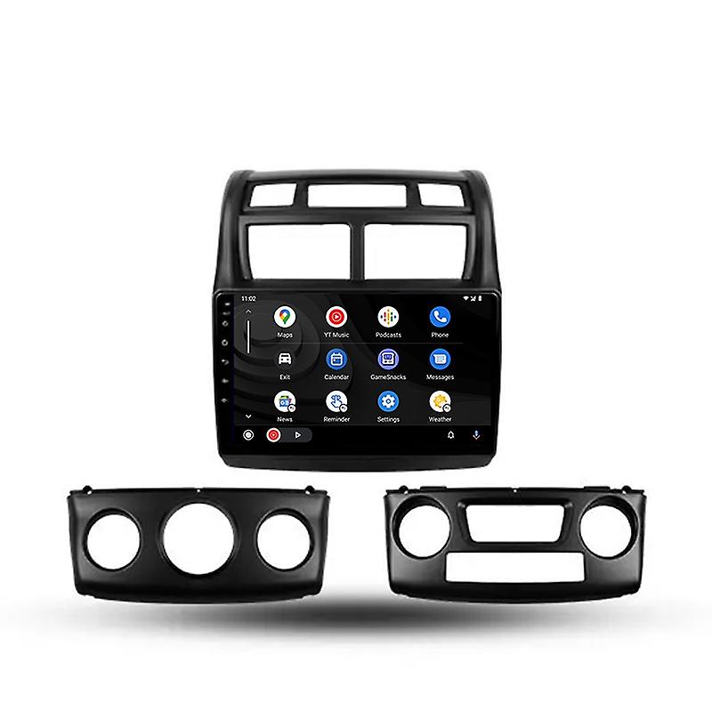 起亜Sportage 2 2007 - 2009ステレオマルチメディアビデオプレーヤーDSP CarPlayのためのアンドロイドGPSカーラジオ