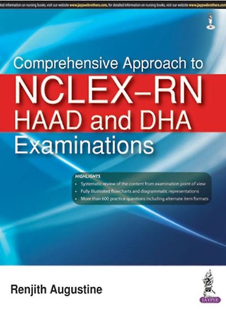 Comprehensive Approach To Nclexrn Haad And Dha Examinations by Renjith Augustine Paperback