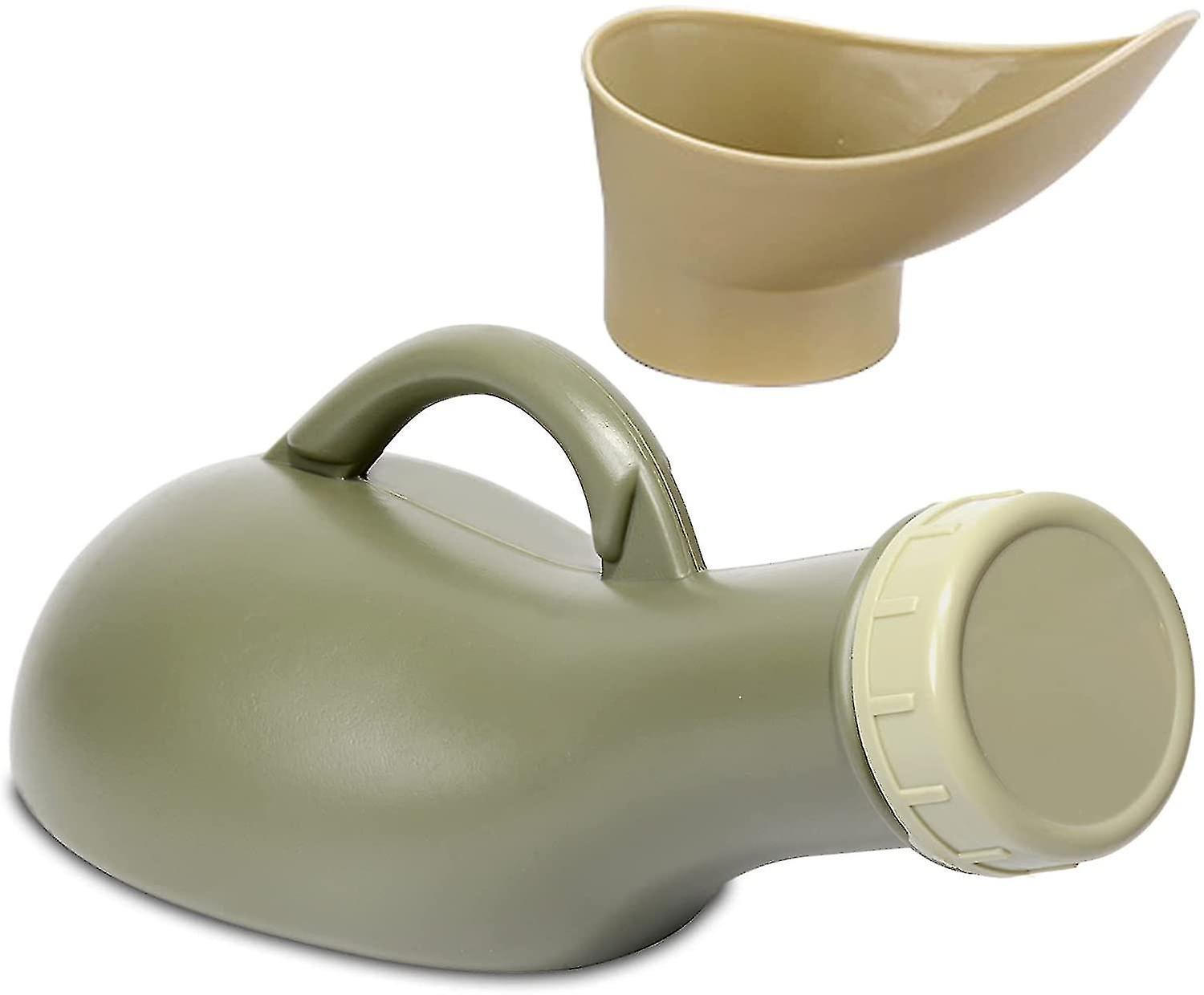 Portable Unisex compatible with Men And Women 1000ml, Spill Proof Pee Bottles compatible with Men With Snap On Lid, Male Urinals, Pee Container Men, U