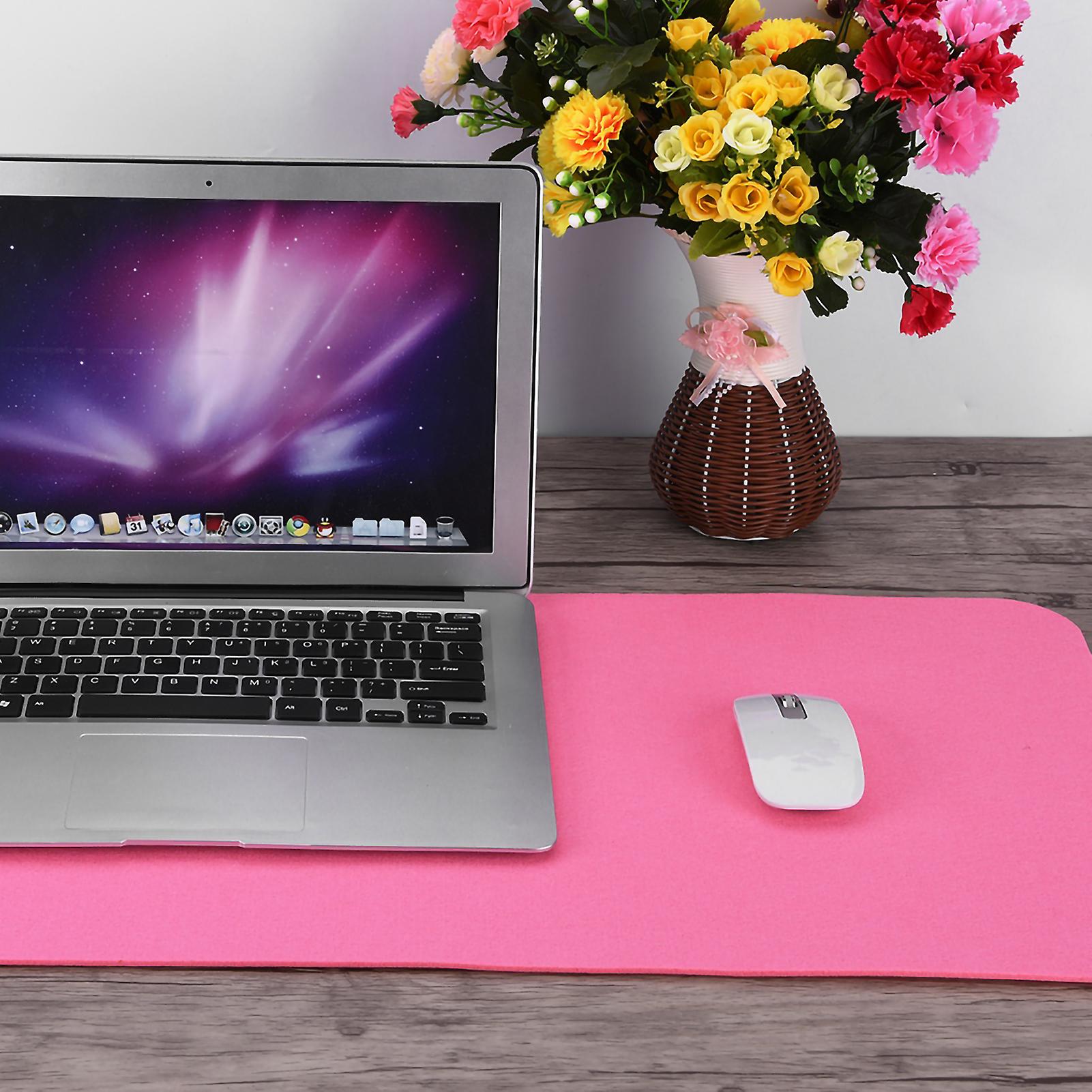 68x33cm Polyester Mouse Pad Pink Anti-Static Desk Mat PC
