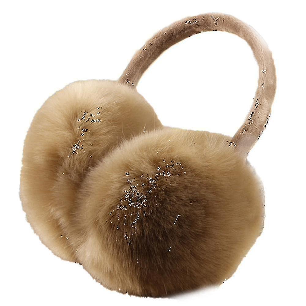 Alla moda, semplice unisex caldo finto peloso inverno paraorecchie all'aperto, scaldaorecchie pieghevole