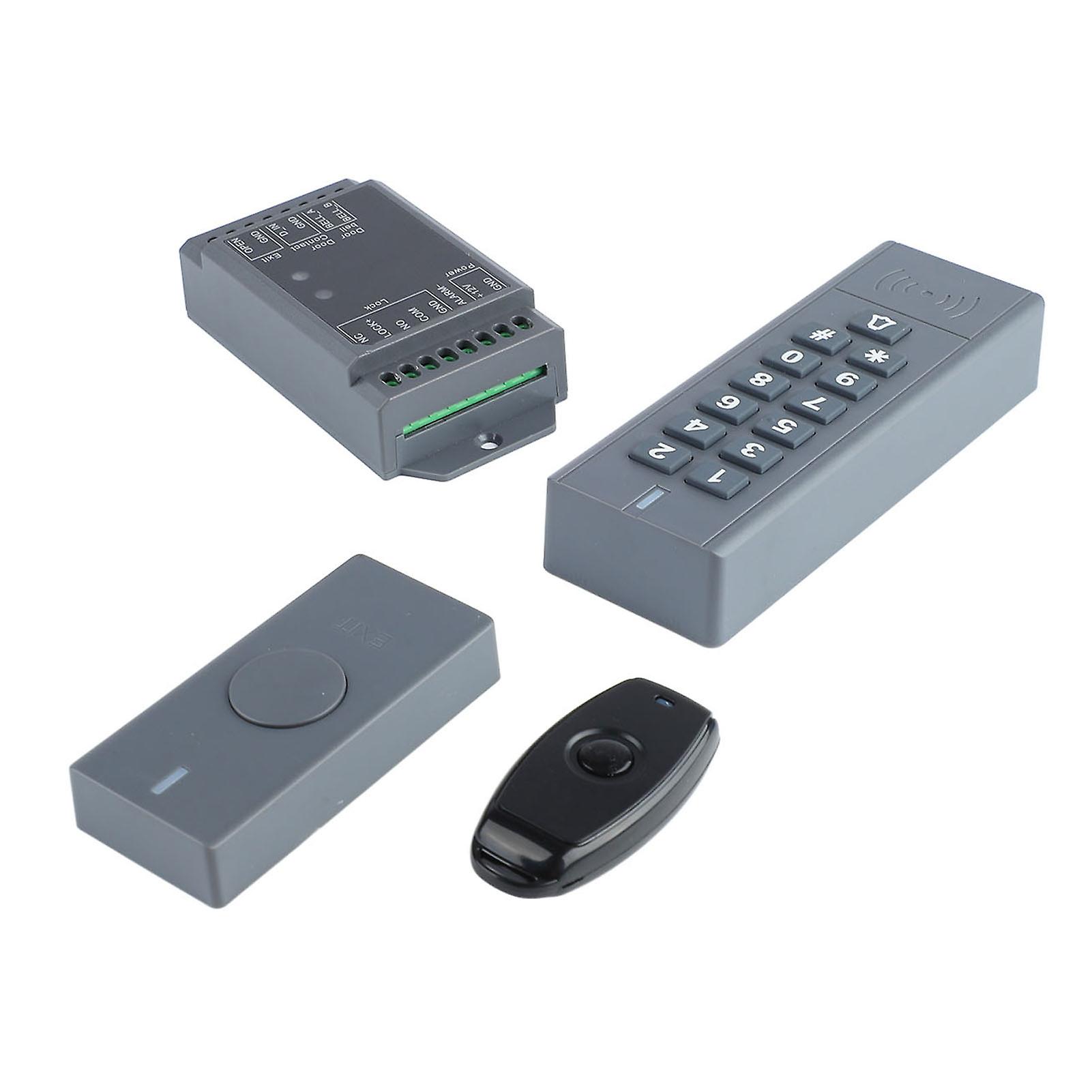 Wireless Access Control System Large Capacity IP66 Waterproof Keyboard Multiple Interfaces Push to Exit Control System