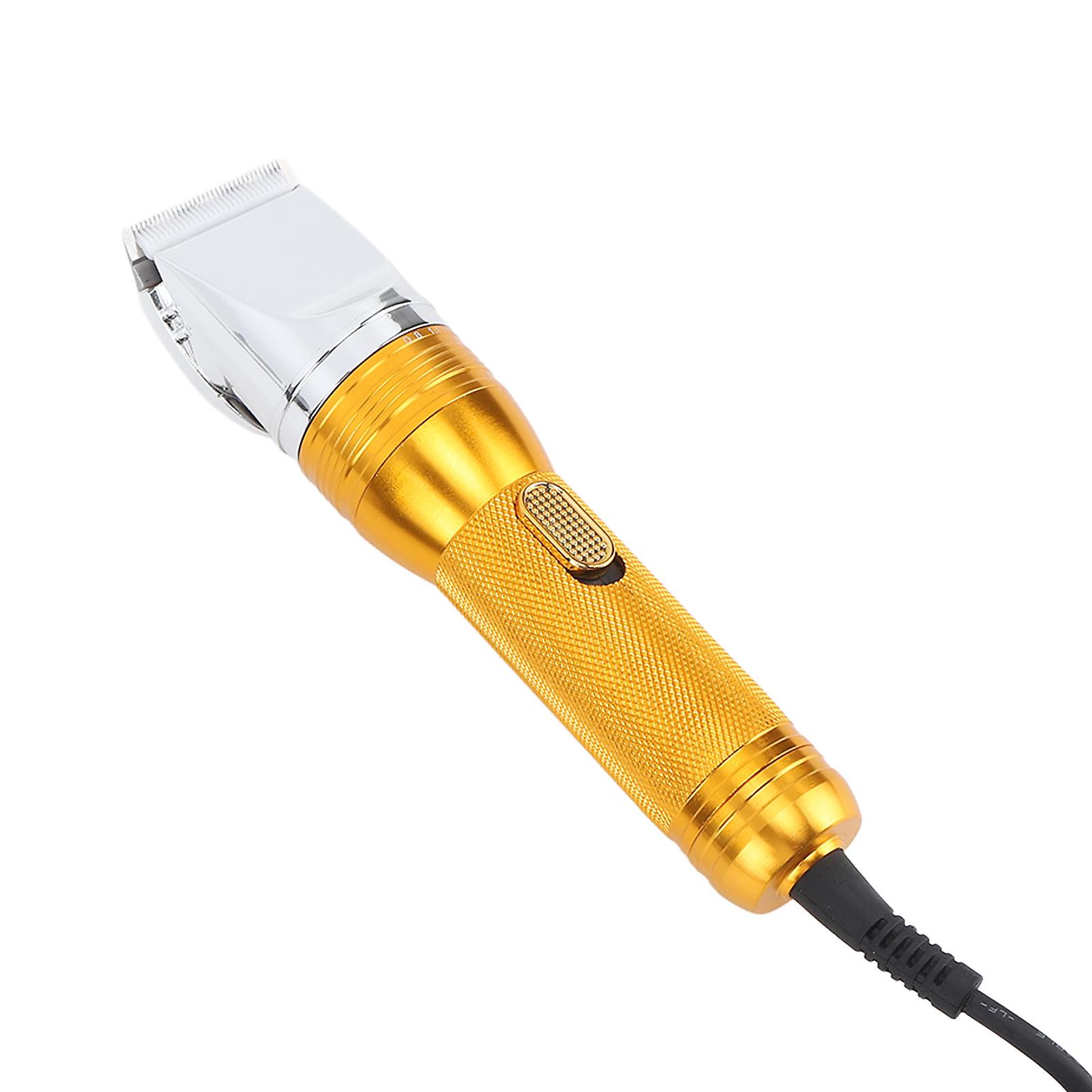 Cisaille électrique Caille de poils de chèvre de chien de mouton professionnel électrique Tondeuse de toilettage d’animaux de mouton 100-240V US Plug