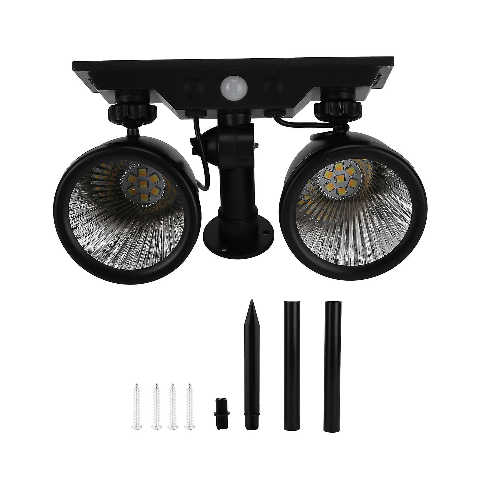 Solar projection light human body induction, dual-color lighting