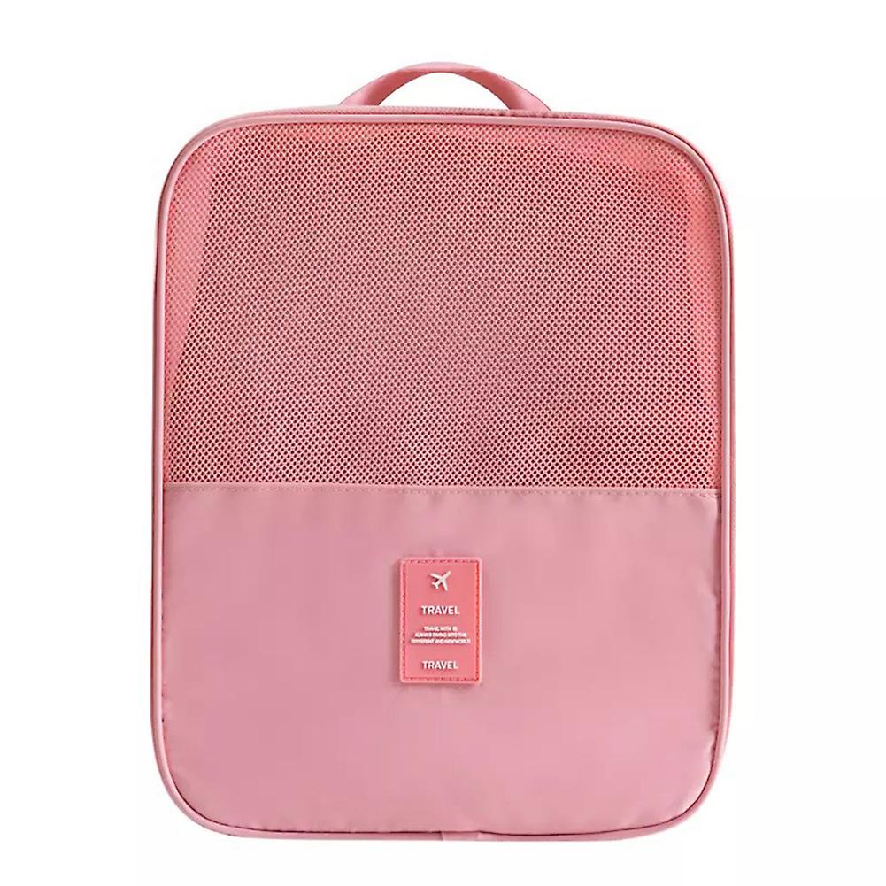 Twill Mesh Travel Shoe Storage Bag Large Capacity Breathable Portable Shoes Bag