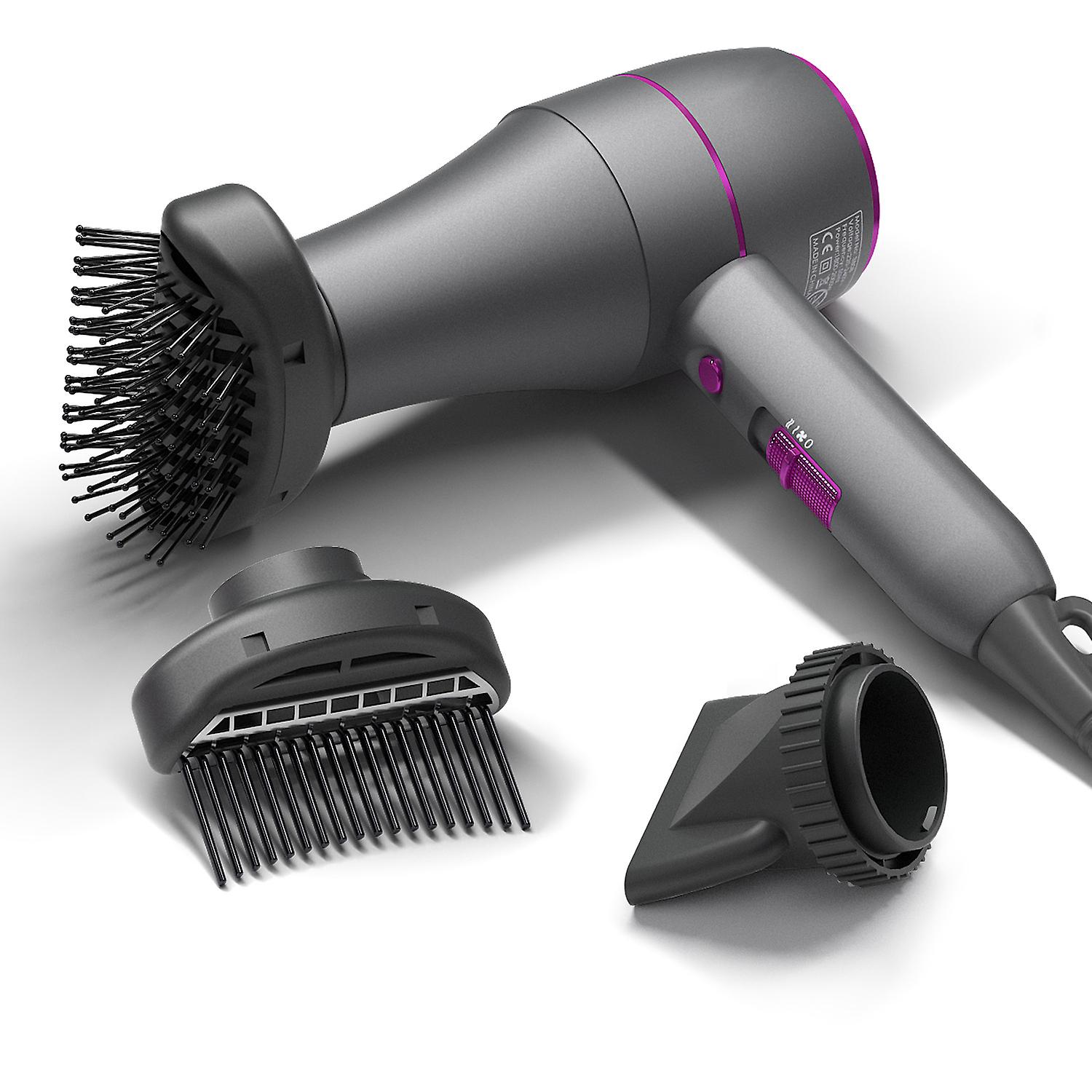 Ionic Hair Dryer [Powerful & Light] Ionic Dry (1600W, gentle styling & even heat distribution, 3 temperatures, diffuser)