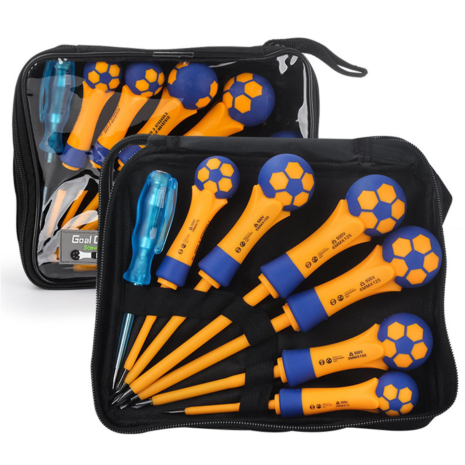 7pcs Electrician Screwdriver Set Cross-Slotted Screwdriver Electroprobe