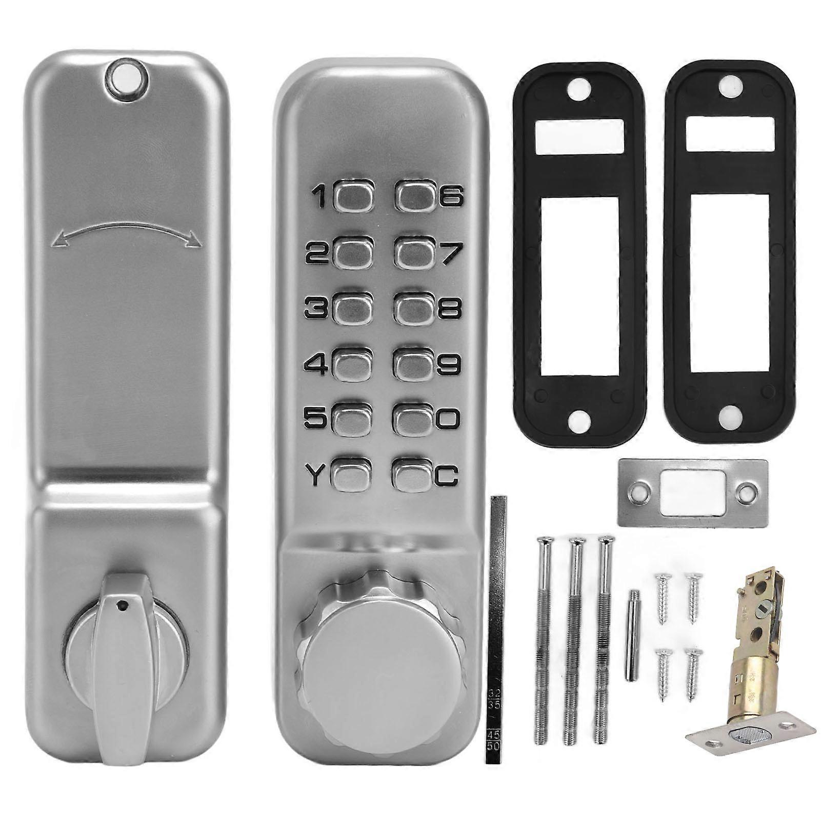 Digit Password Lock Zinc Alloy Coded Door Lock Waterproof Keyless Door Lock for Home Office