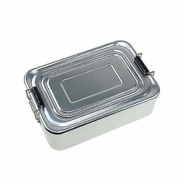 Bento Kutusu Alüminyum Açık Taşınabilir Askeri Öğle Yemeği Kutusu Kamp Pişirme Pişirme Tencere Kamp Mutfak Açık Yemek