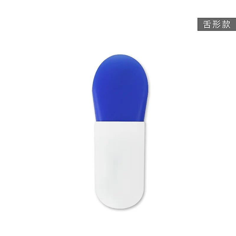 Κοντή λαβή σιλικόνης προσώπου μάσκα κουτάλι προσώπου μάσκα λάσπη μίνι προσώπου μάσκα βούρτσα φορητό Applicator Foundation καλλυντικά ομορφιάς ~ 19693