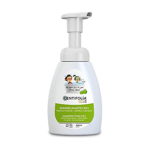 2 in 1 kids cleansing foam apple scent 200 ml