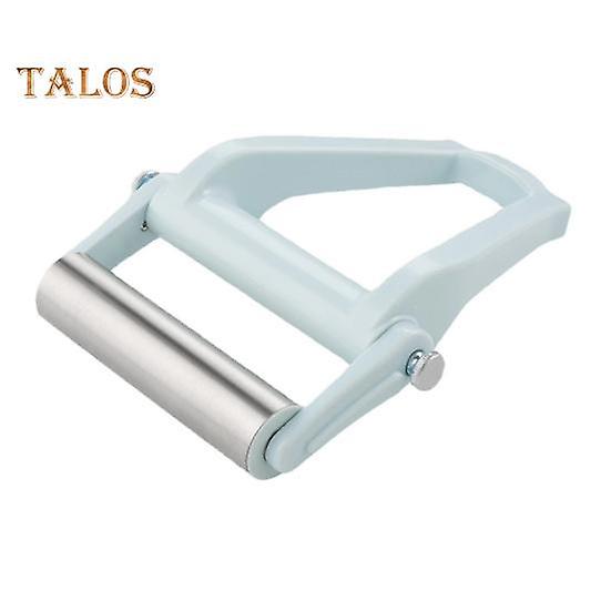 Stainless Steel Rolling Pin with Handle One-Handed Adjustable Dough Roller Pizza Cookies Pie Crust Baking Pastry Dumpling Wrapper Rolling Tool