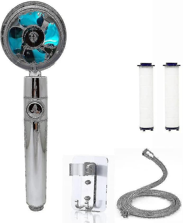 Universal High Pressure Propeller Shower Head, Easy Installation
