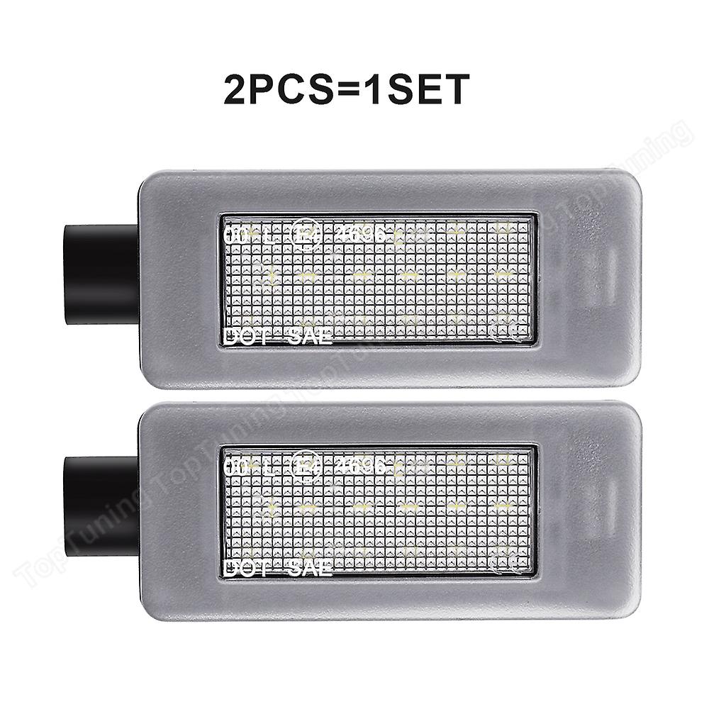 2pcs LED License Number Plate Light Lamp For Citroen C3 MK3 C4 C5 For Peugeot 207 CC 208 2008 308 II T9 Hatchback SW 3008
