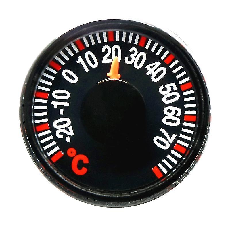 50Lb Mini Round Diameter 27mm Plastic Pointer Degrees Celsius Thermometers