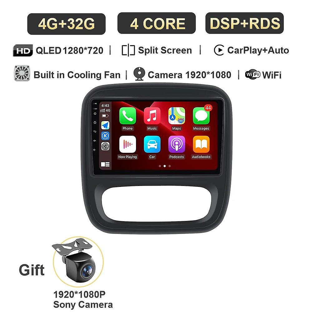 Car Raido Android 13 For Renault Trafic 3 2014-2021 For Opel Vivaro B 2014-2018 Multimedia Navigation Autoradio Player Car Gps
