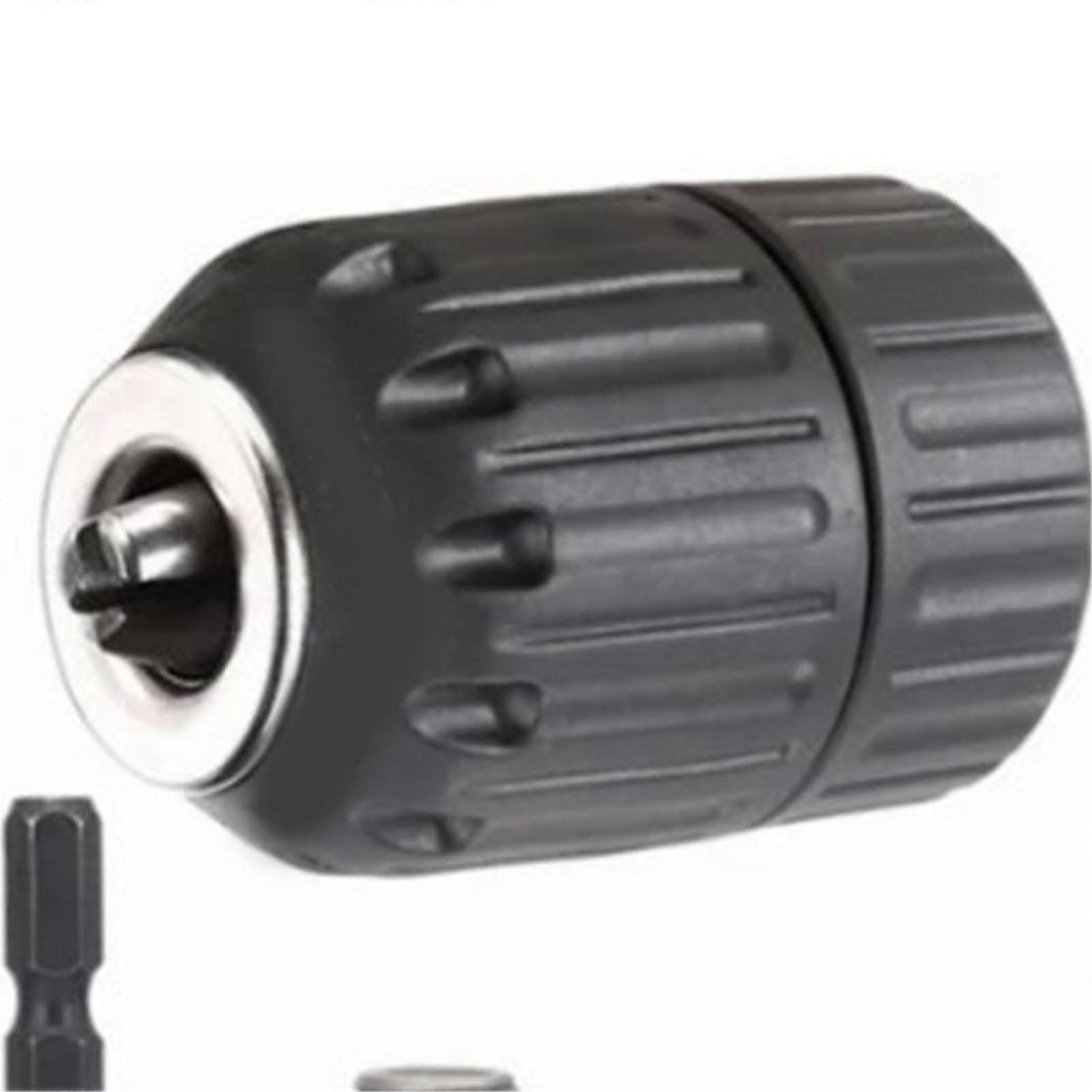 4 Pcs Drill Chuck Adapter Set 10mm Impact Drill Chuck with Round Hex Shank Connection Rod Electric Wrench Converter 