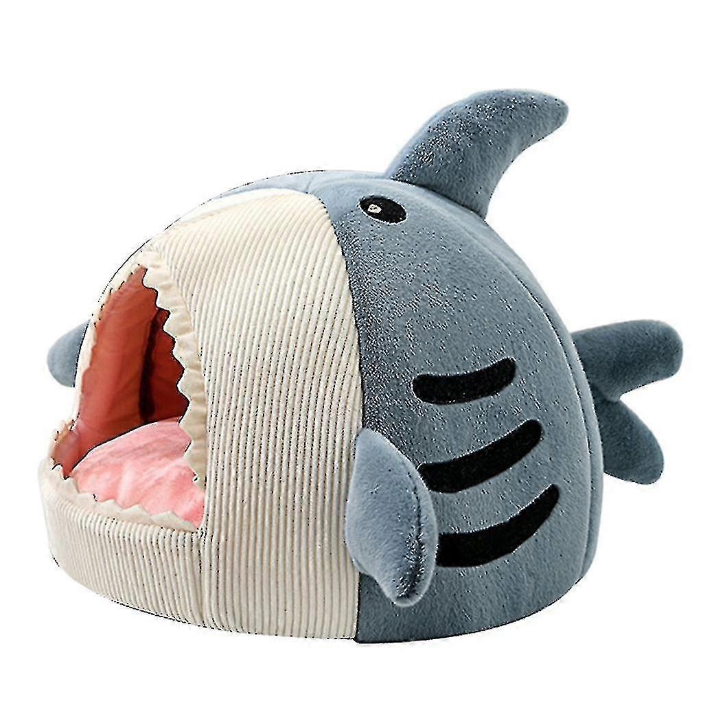 Soft plush cute cat bed small pet cave bed self warming pet bed washable