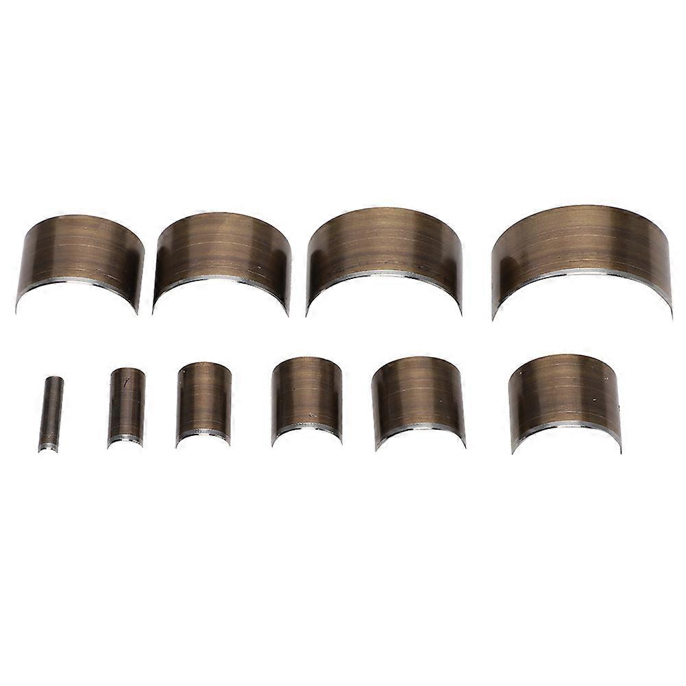 Leather V Shape Punch Diy Tool Tail Cut Puncher Round Belt Perforated Accessory Set10 X A28 Semicircle