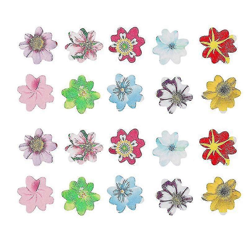 300pcs cake decorations, Wafer Flowers