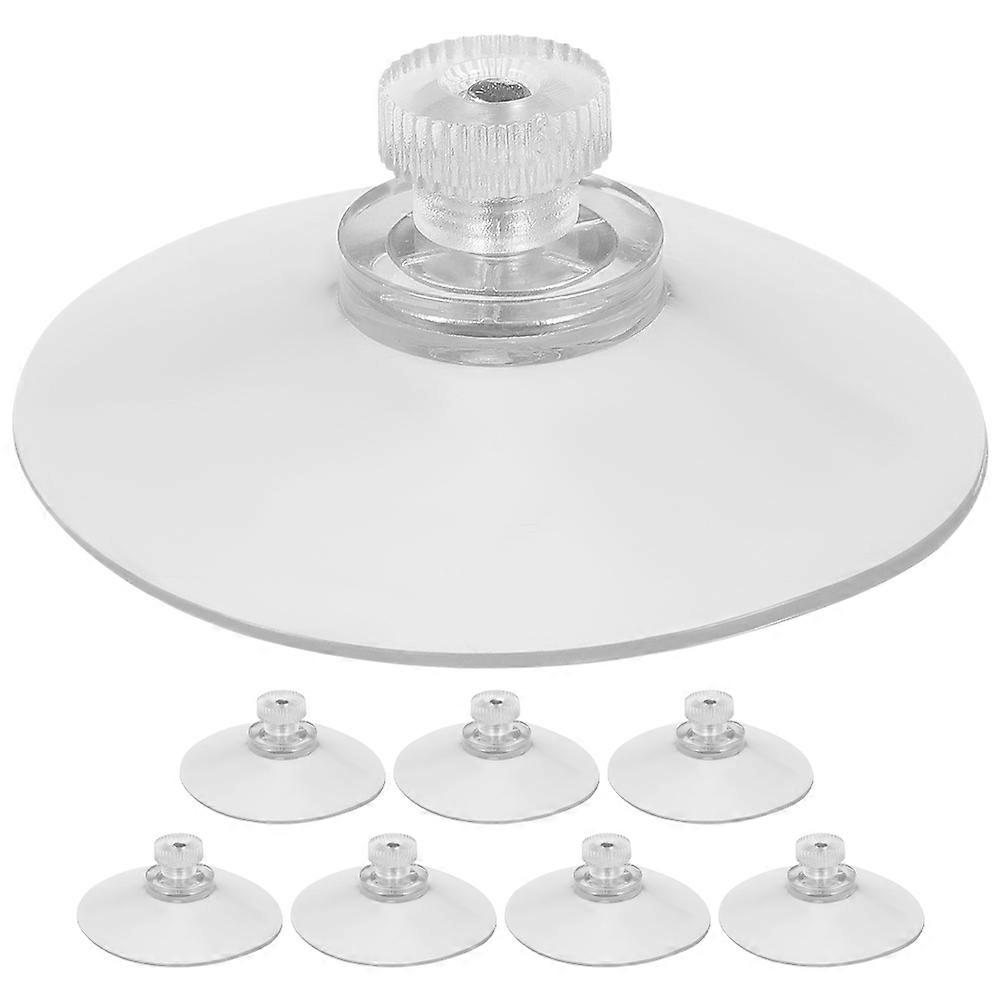 8Pcs Clear Plastic Sucker Pads Suction Holder Suction Cups Strong Sucker Cups Pads