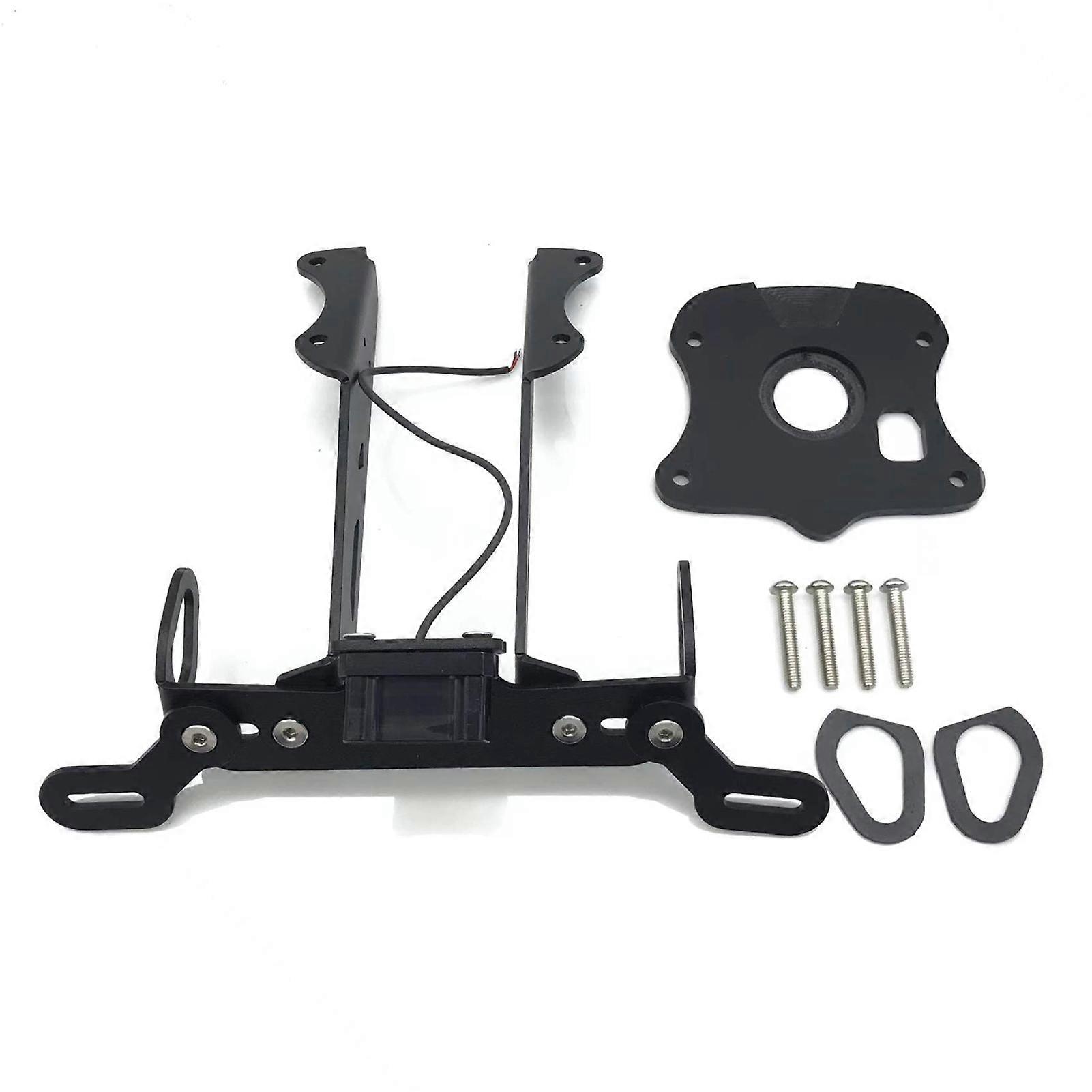 Motorcycle License Plate Bracket Removal Kit Tail Plate Tidy with LED Light for MT 09