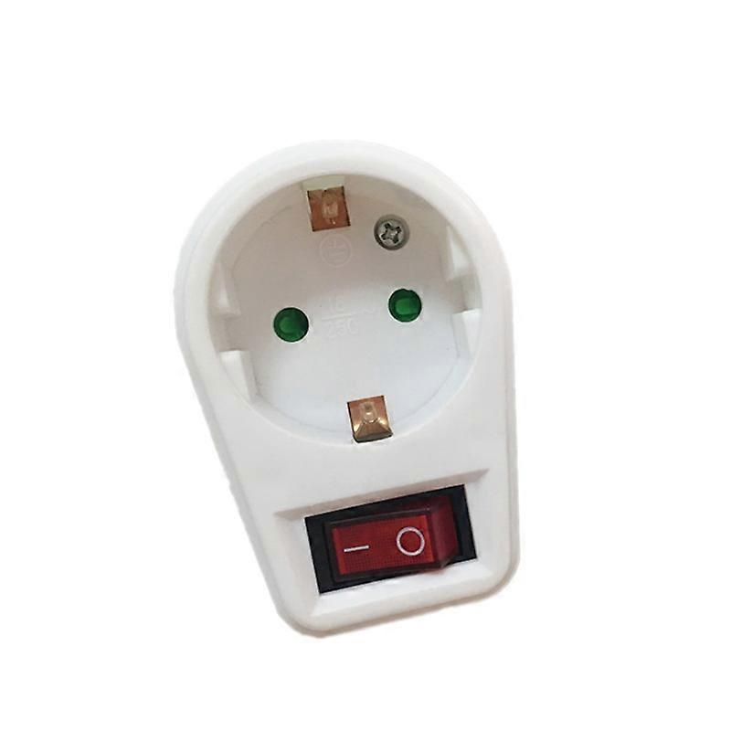EU standard power adapter with switch, neon indicator, travel plugs, European type conversion plug, 16A